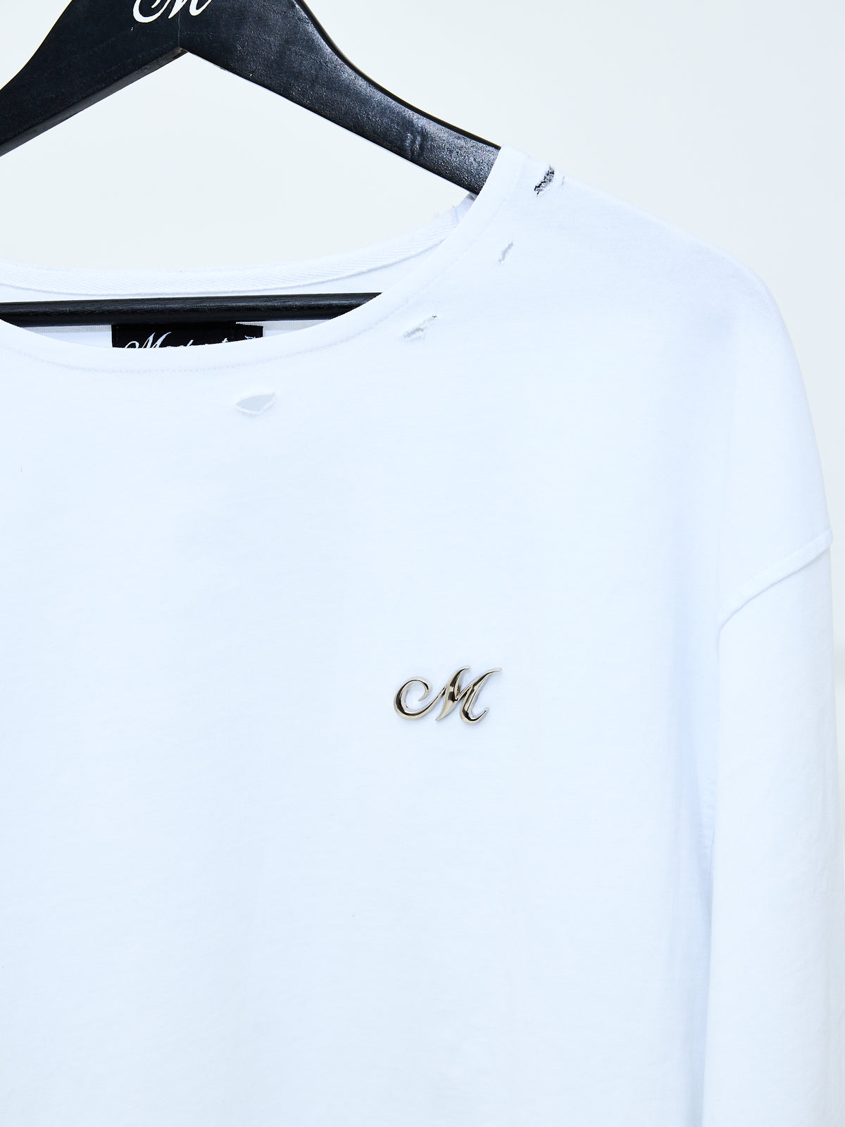 White Flared Long-sleeve