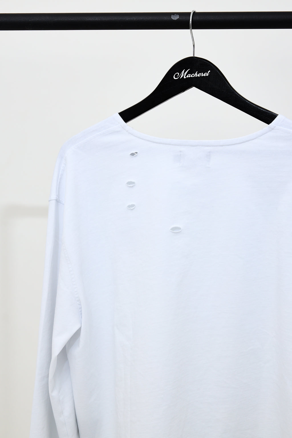 White Flared Long-sleeve