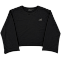 Black Flared Long-sleeve