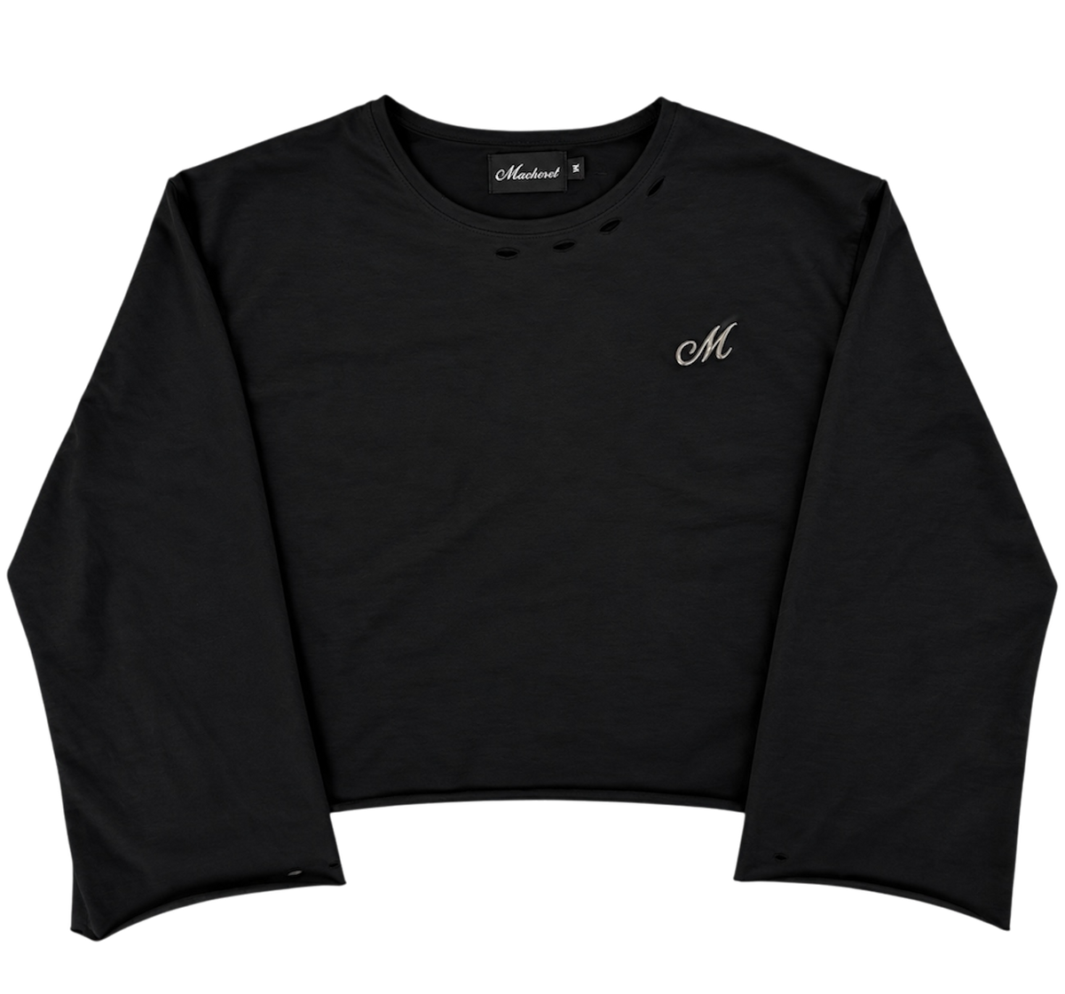 Black Flared Long-sleeve