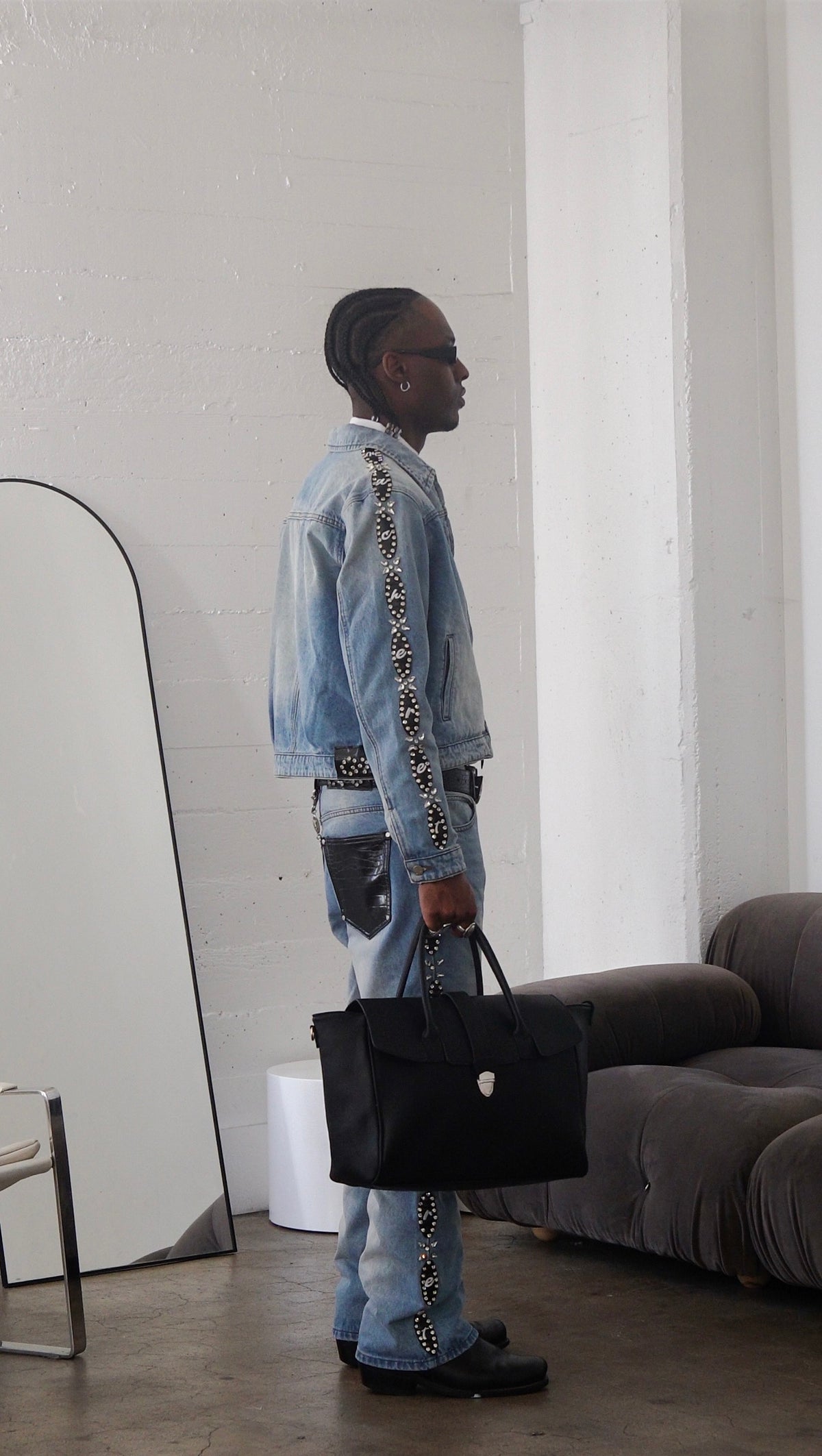 Macheret Studded Denim Jacket