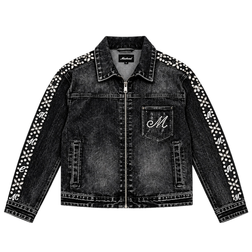 Black studded jacket
